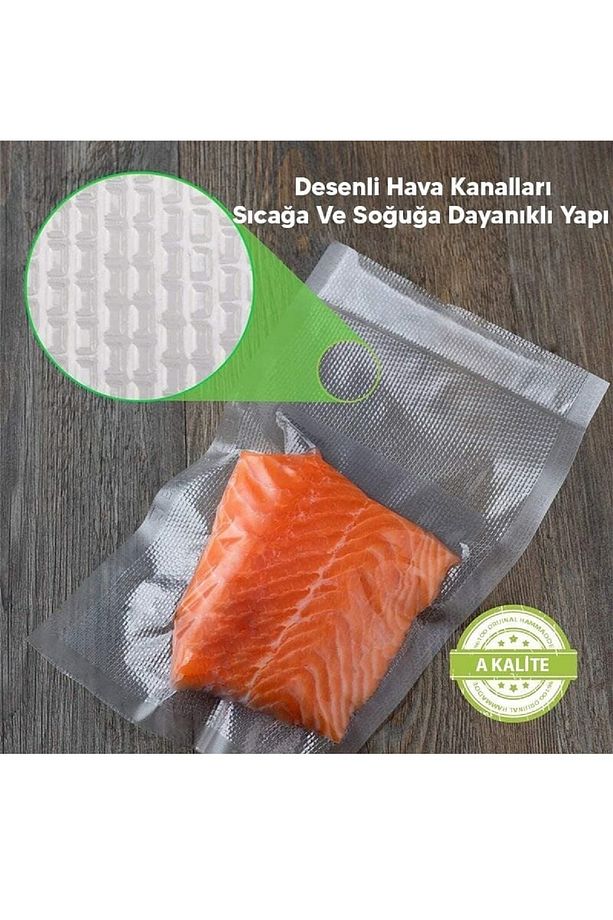 Tırtıklı Vakum Makinesi Poşeti Ev Tipi 20X25CM - 2