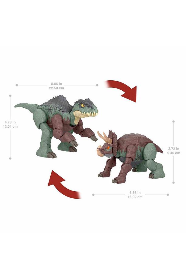 Değişim Serisi Çifte Tehlike Büyük Dinozor Figürleri (KARIŞIK MODEL 1 ADET) - 1
