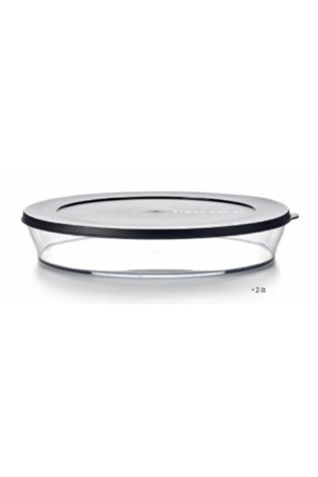 حاوية تخزين ملكية 2 لتر غطاء أسود - 1