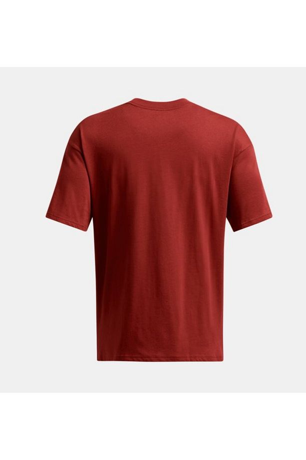 Erkek UA Heavyweigt Oversized SM Box Kısa Kollu Tişört 1386803-840 - 4