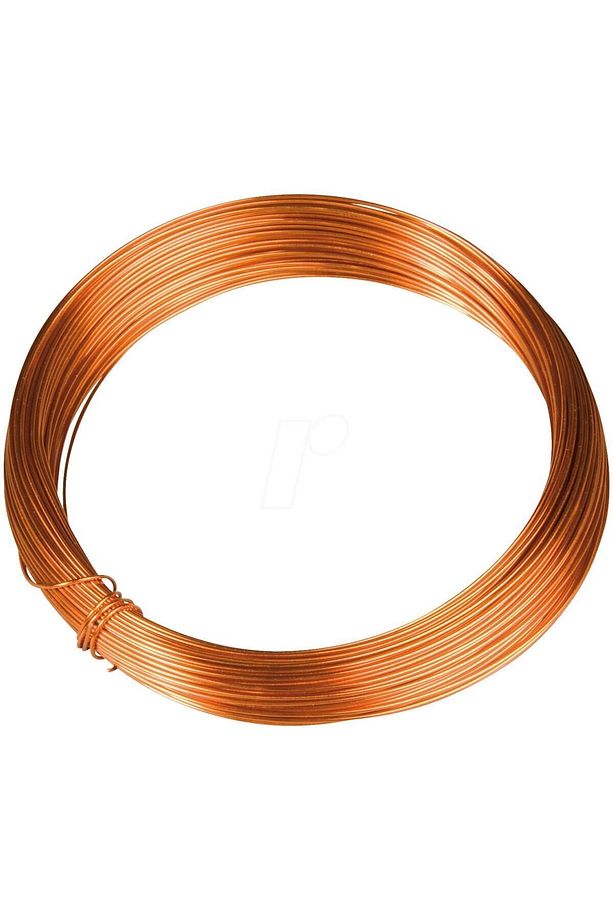 5mt 3mm Bakır Kablo Saf Bakır Deney Teli 5 Mt 3 Mm Bakır Tel 5 Metre Bakır Tel Kaplamasız Bakır Tel - 4