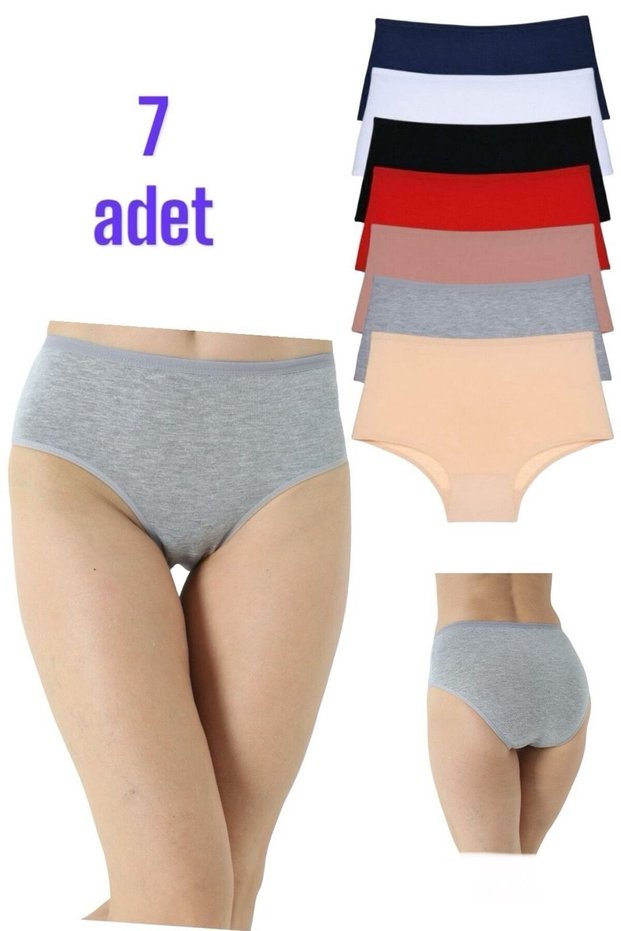Women's High Waist 7 Pcs Panties