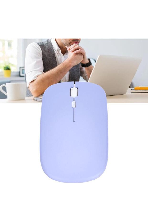 GTX Jaculus Spreadtrum T618 10.4" Uyumlu Kablosuz Bluetooth Pilli Optik Mouse - Mor - 8