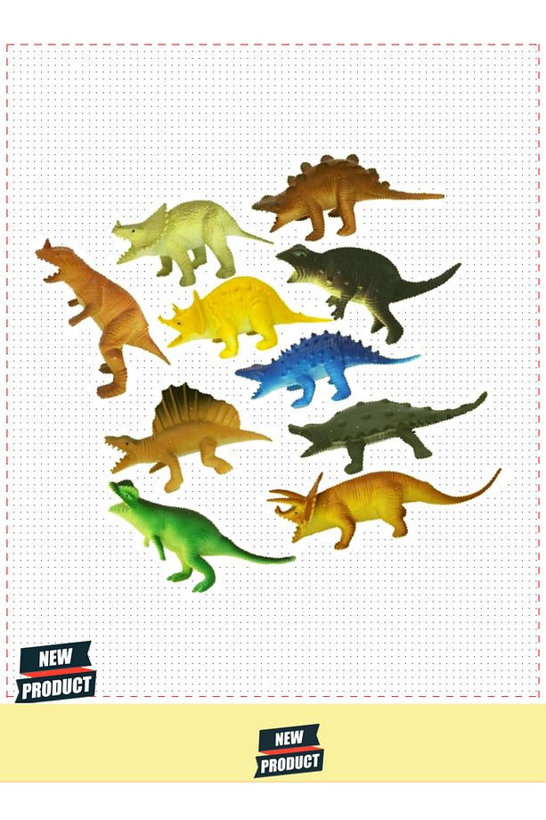 Dinozorlar Dünyası Poşetli Kız Erkek Çocuk Oyuncakları Eğitici Oyuncaklar - 5