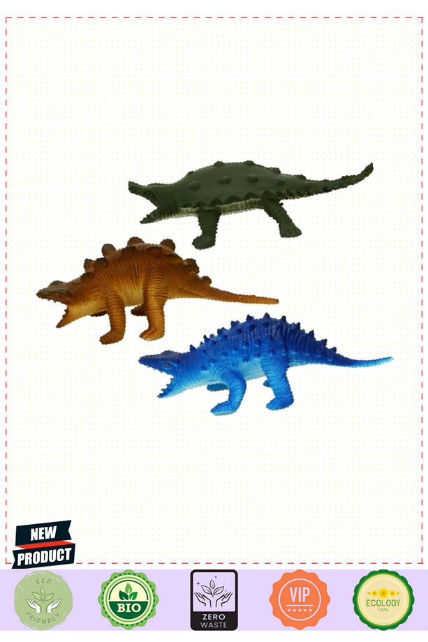 Dinozorlar Dünyası Poşetli Kız Erkek Çocuk Oyuncakları Eğitici Oyuncaklar - 7