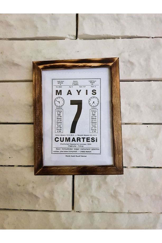Takvim Yaprağı Çerçeveli - 2