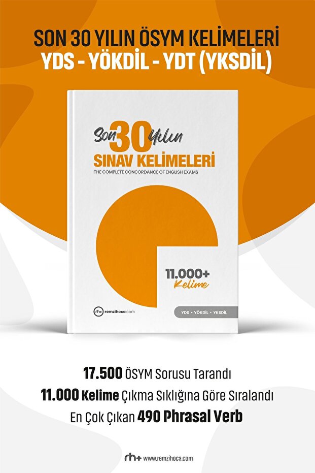 RH Pozitif Yayınları Ösym Çıkmış Kelimeler - Yds Kelimeleri - Yökdil Kelimeleri - Ydt Kelimeleri