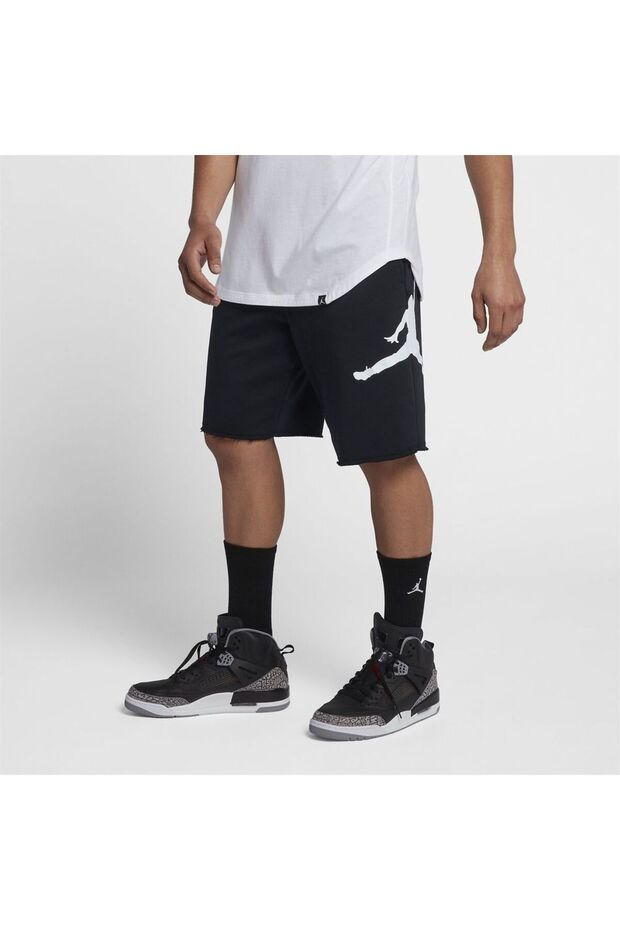 Jumpman Big Logo Fleece Short Black - Db1812-010