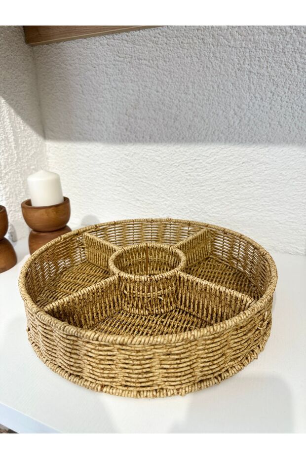Rattan 5 Bölmeli Sunumluk - 4