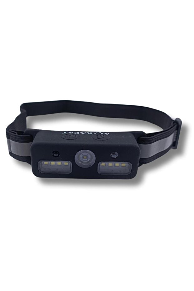 Yeni Model USB İle Şarj Edilebilir Sensörlü Kafa Lambası - 3