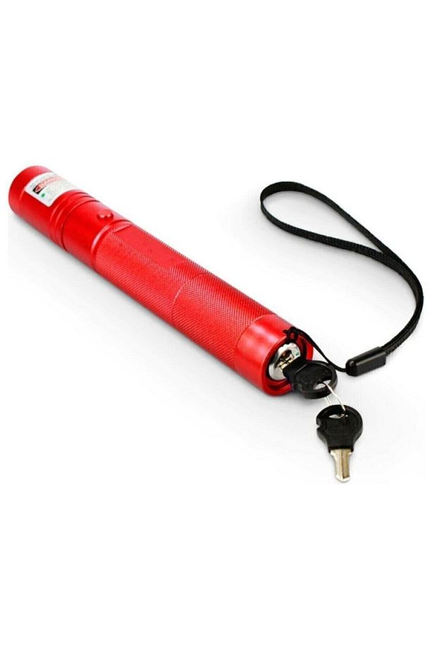 Green Laser Pointer Şarjlı Güçlü Yeşil Metal Kasa - 5