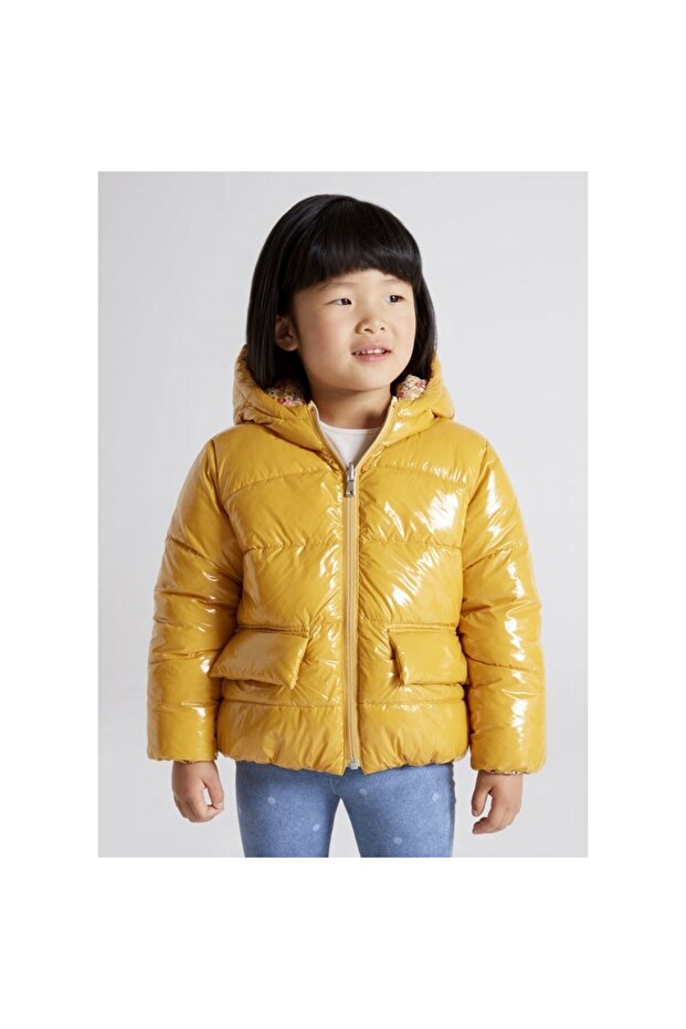 Winter Girls' Hooded Reversible Coat
