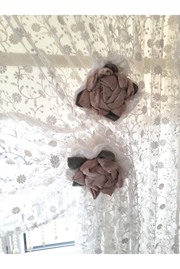 Perdr Süsü Çiçekli Perde Süsü - 2