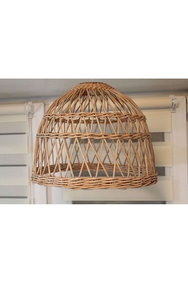 Bohem Sarkıt Avize Rattan Avize Bambu Hasır Avize Salon Mutfak Özel Üretim Avize(duy Dahil) - 1
