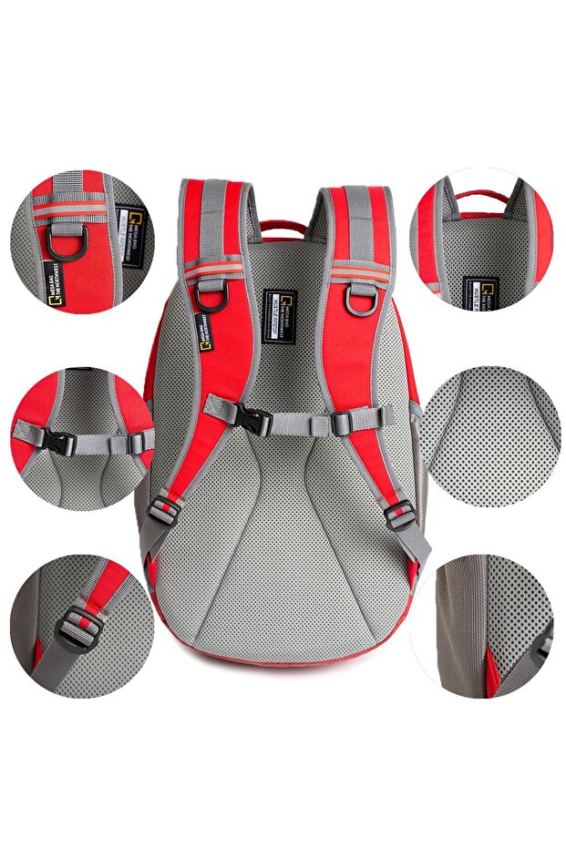 6003 Model Gray Durable Pro Backpack - 4