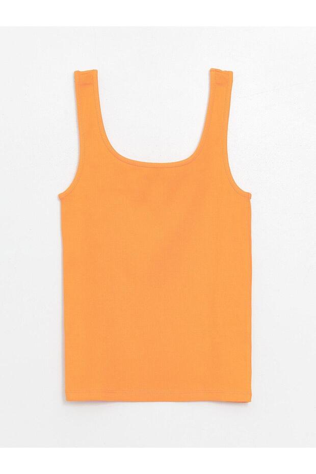 LCW Vision Kadın U Yaka Düz Atlet - 6