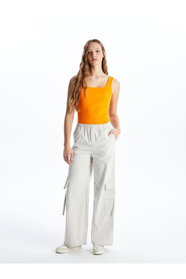 LCW Vision Kadın U Yaka Düz Atlet - 3