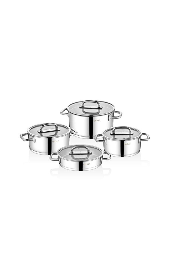 Apollo 8 Parça Çelik Tencere Seti - 1