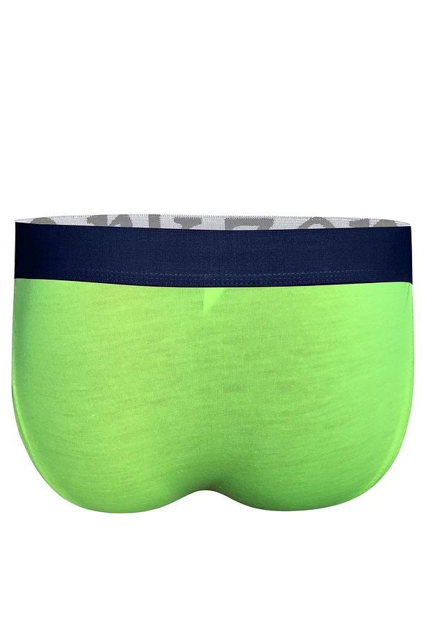 Erkek Neon Sarı Bel Bantlı Pamuklu Slip - 2