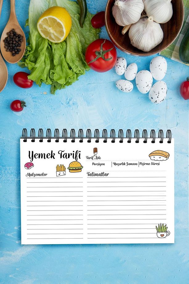 Yemek Tarif Defteri Seti - 4