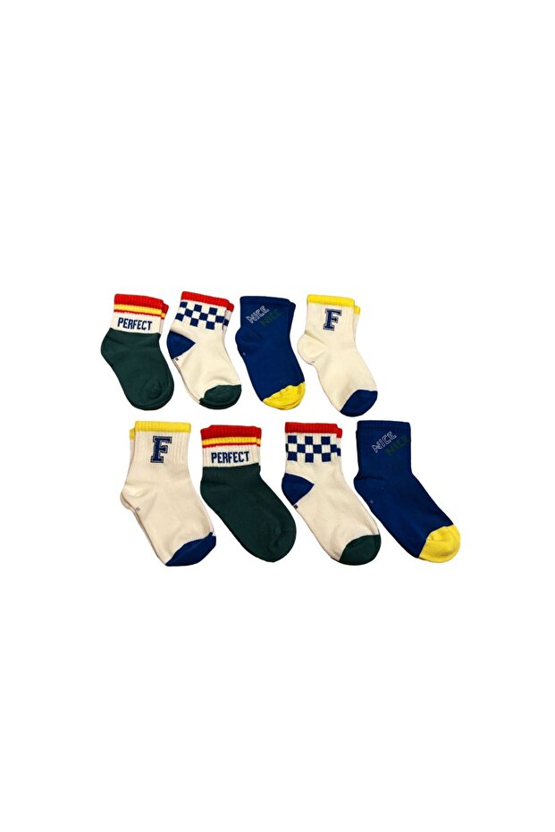 8 PAIRS OF SEAMLESS Stitch-Free CHILDREN'S SOCKS