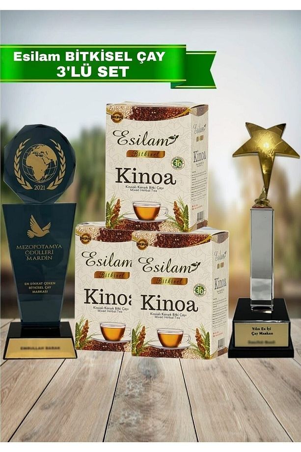 Zayıflama3 Kinoa Yardımcı Bitkisel Form Çayı 3 Lü Set - 1