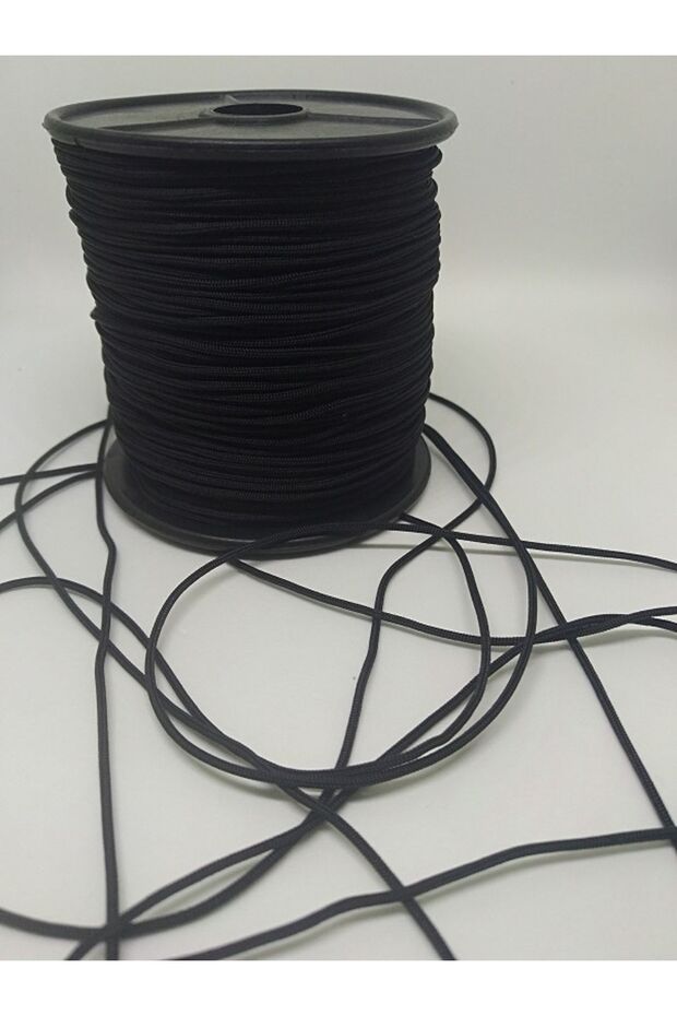 1 mm Parachute Bracelet Rope Black Color 5 Pieces