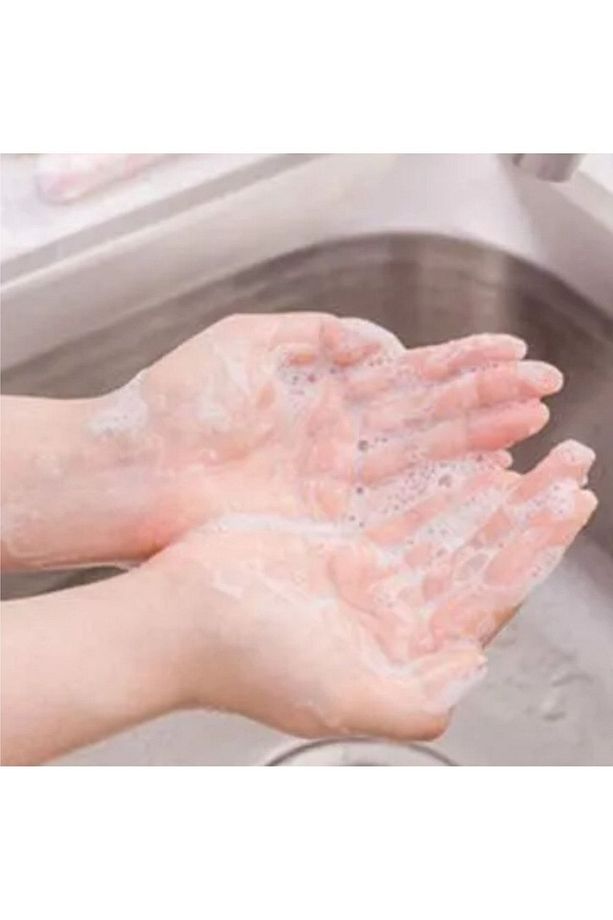 Pembe Kağıt Sabun + Özel Tüp Içinde Parfümlü Elde Eriyen Mini Kağıt Sabun - 5