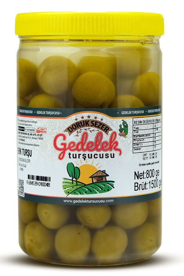 Gedelek Turşucusu Erik Turşu 800 gram - 1
