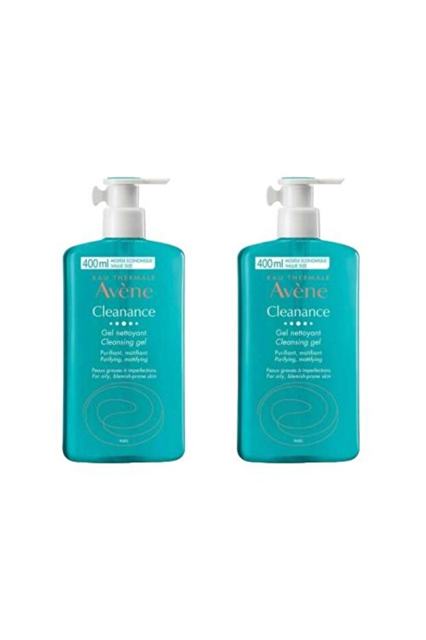 Cleanance Karma ve Yağlı Ciltler İçin Temizleme Jeli 400 ml x2 Adet - 1