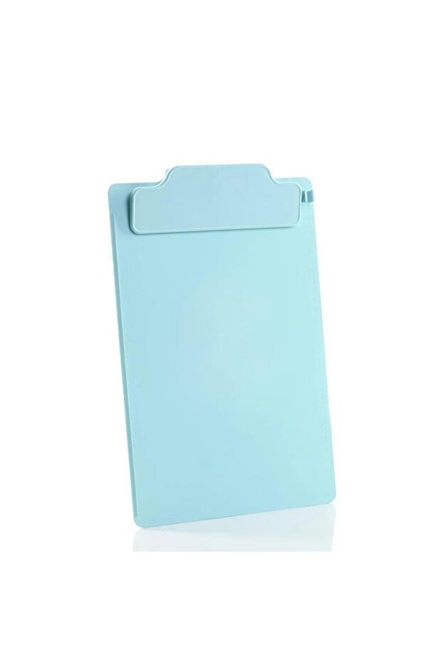 A4 Pastel Blue Plastic Seceter Holder - With Ruler