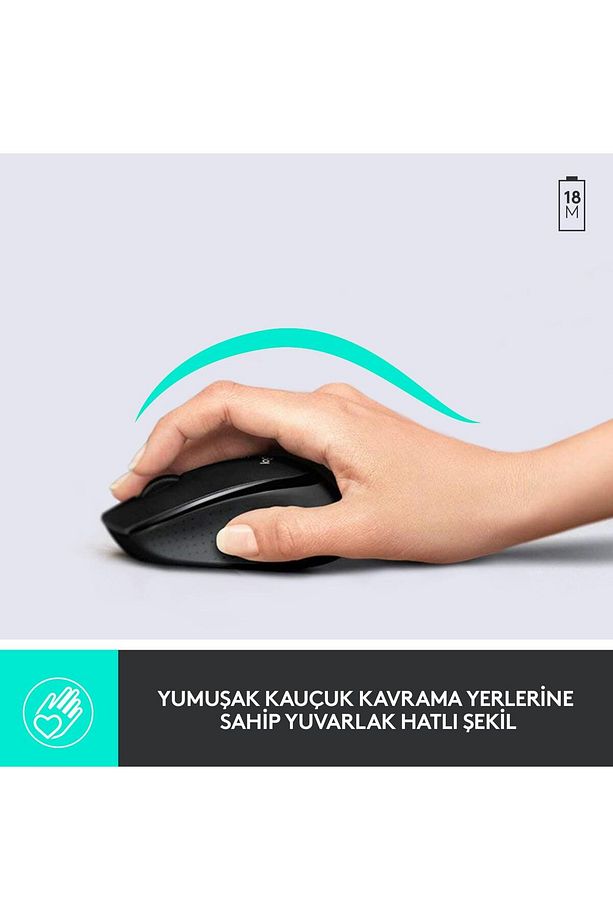 Kablosuz Klavye Mouse Seti Türkçe Q Siyah Kablosuz Klavye Ve Mouse Seti - 3