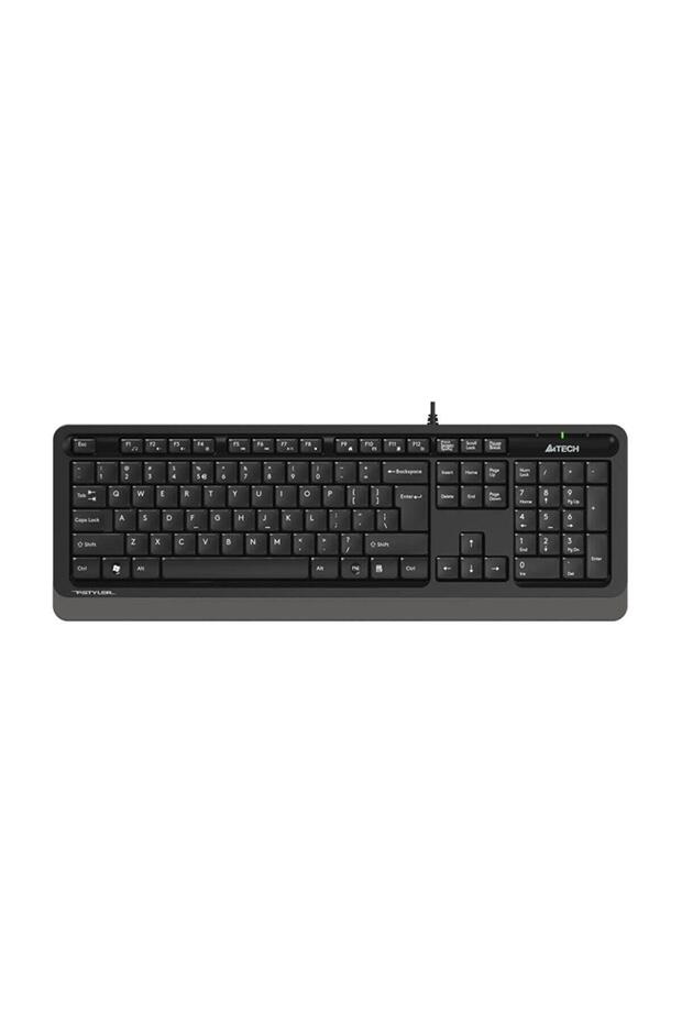 Q Usb Fsytyler Gri Multimedya Klavye Kablolu Q Klavye - 1