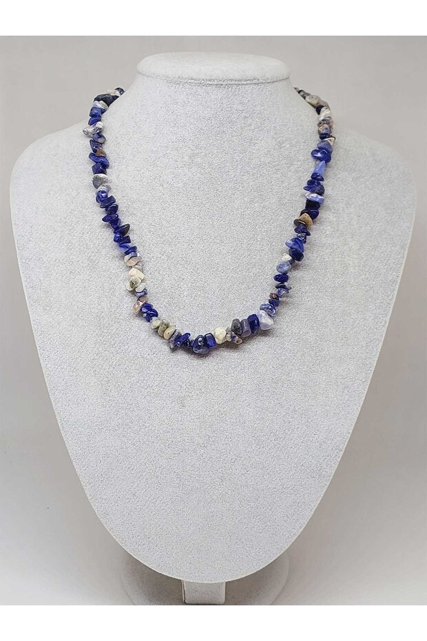 Sodalite Small Stone Necklace (52164)