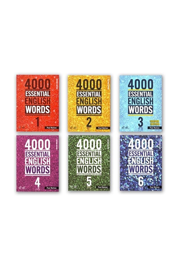 4000 كلمة إنجليزية أساسية 1-2-3-4-5-6 + أقراص مضغوطة