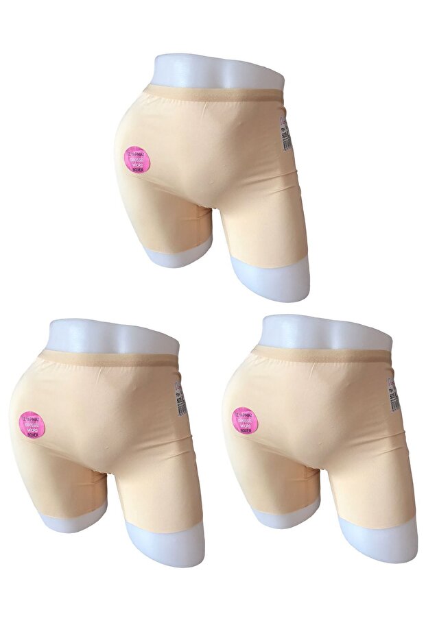 Women's 6-Piece Laser Cut Non-Marking Elastic Waist Boxer 5038