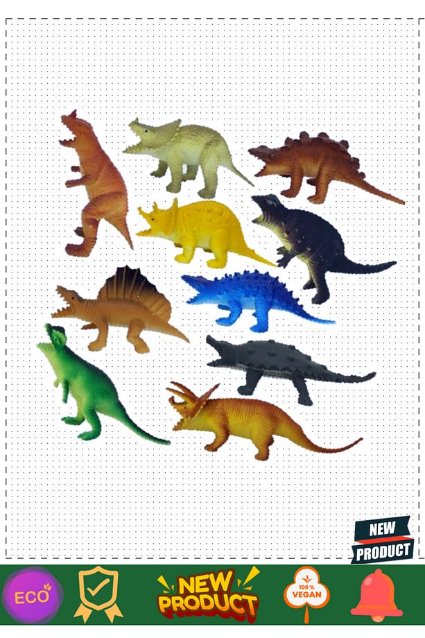 Dinozorlar Dünyası Poşetli Kız Erkek Çocuk Oyuncakları Eğitici Oyuncaklar - 1