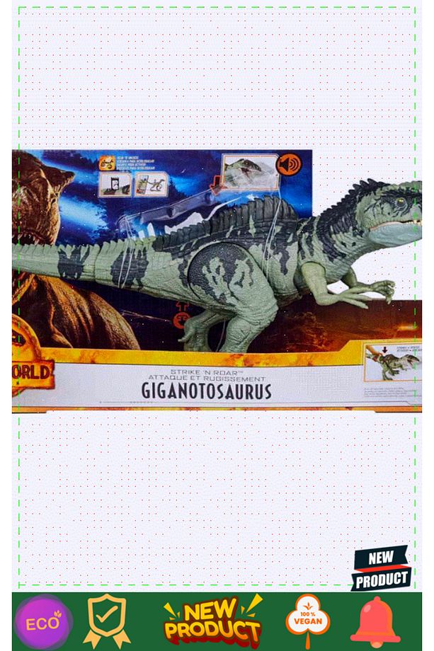 Jurassicc Worldd Kükreyen Dev Dinozor Figürü Kız Erkek Çocuk Oyuncakları Eğiti - 7