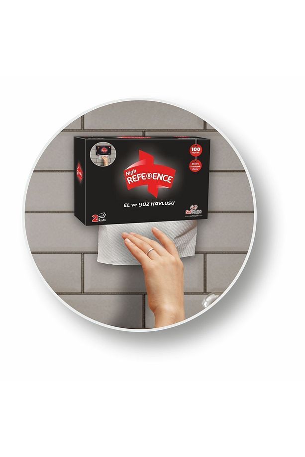REFERENCE EL ve YÜZ HAVLUSU 2 KATLI 6X100 600 YAPRAK - 8