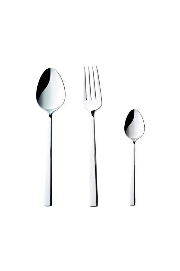 36 Pieces Dessert Set 12 Pieces Dessert Spoons 12 Pieces Dessert Fork 12 Teaspoons (STAINLESS STEEL)