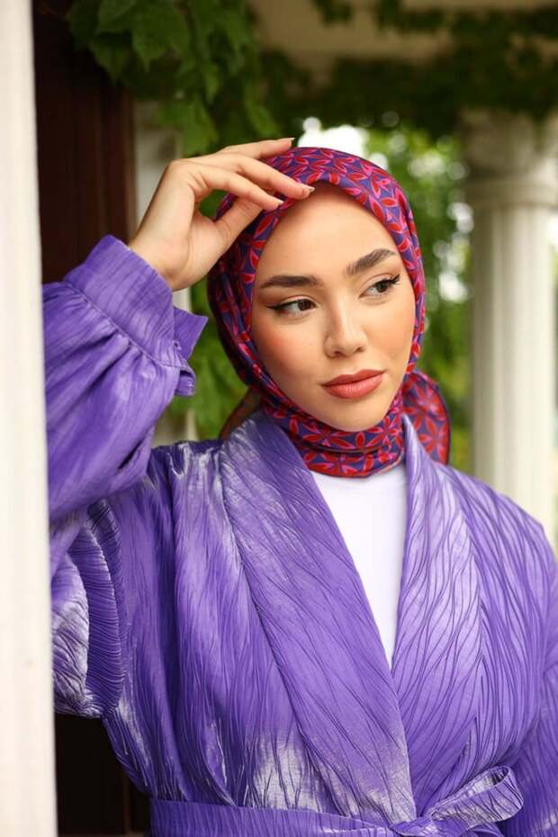 73058-28 Model Eșarfă Moale - 5