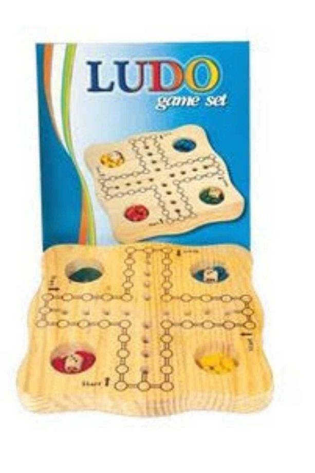 LUDO GAME SET AHŞAP KIZMA BİRADER OYUNU - 1