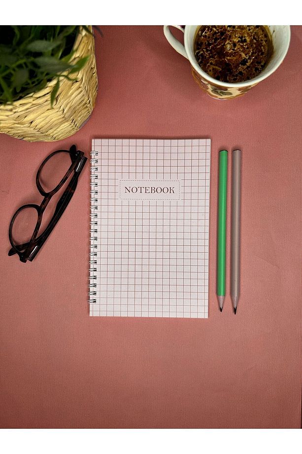 Spiralli Okul Defteri 13,5x20 Cm 40 Yaprak 4'lü Set - Kareli Defter - 3