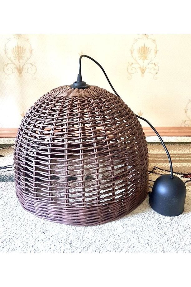 Hasır Bohem Sarkıt Avize Rattan Avize Bambu Hasır Avize Salon Mutfak Özel Üretim Avize(DUY DAHİL) - 2