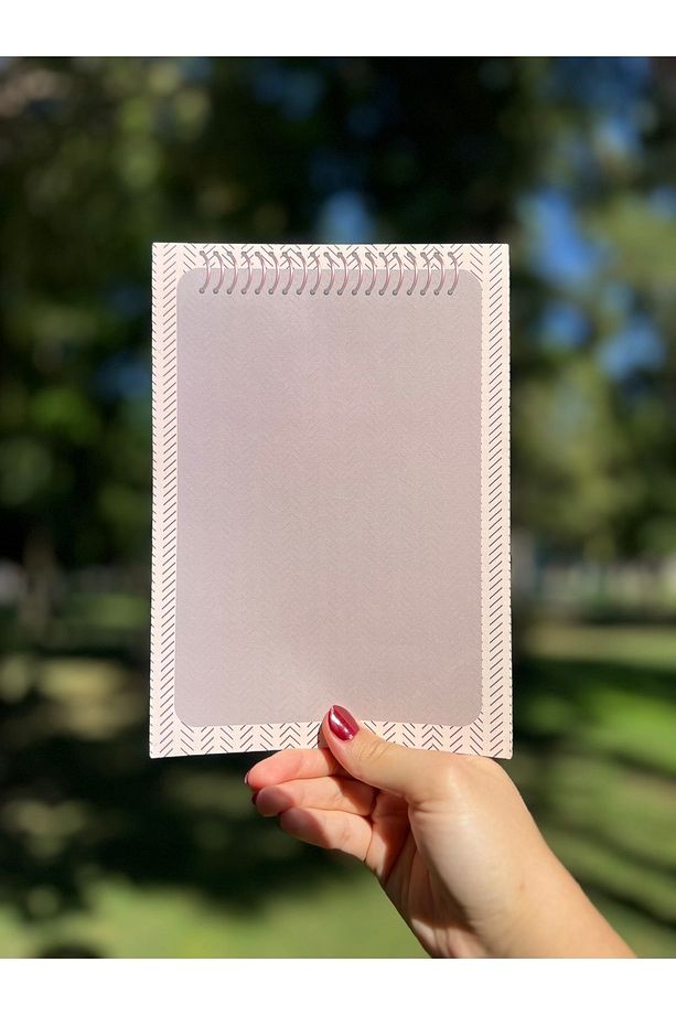 A5 Spiral Desenli Notepad - Not Defteri - Bloknot - 3
