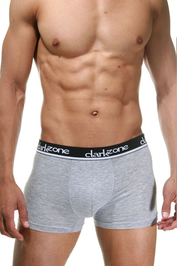 Men's Classic Gray Lycra Boxers