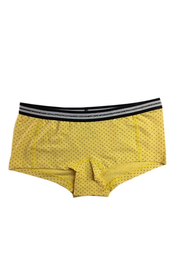 Kadın Sarı Boxer Külot - 1