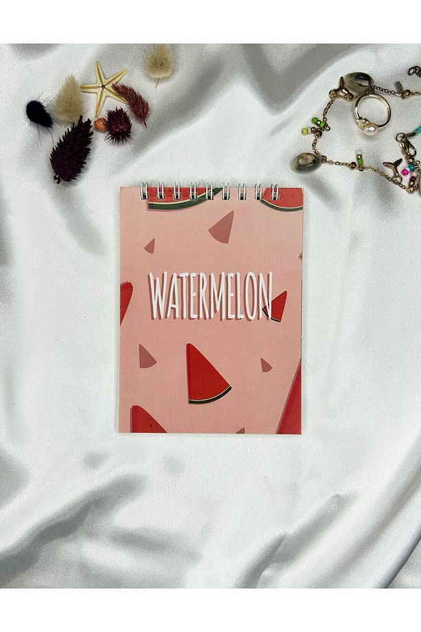 6'lı Defter Seti 10x13,5 cm Çizgisiz Defter 40 Yaprak Üstten Spiralli Cep Defteri Meyveler - 6