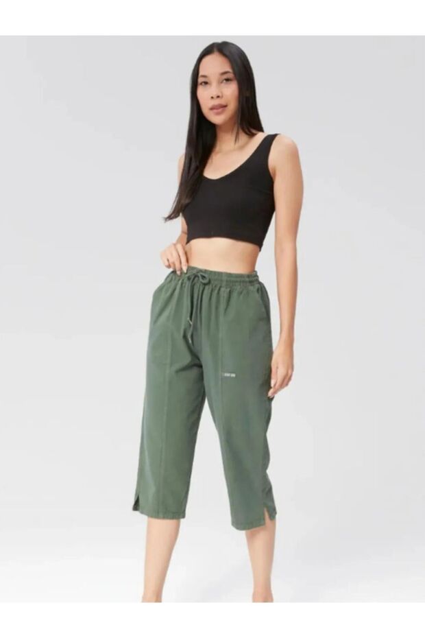 Unisex M-5Xl Size 100% Natural Hemp Linen Capri