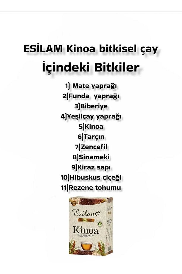Kinoa Bitkisel Zayıflama5 Destekleyici Çay 5 Li Set - 2